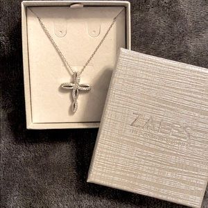 A beautiful sterling silver cross from Zales.